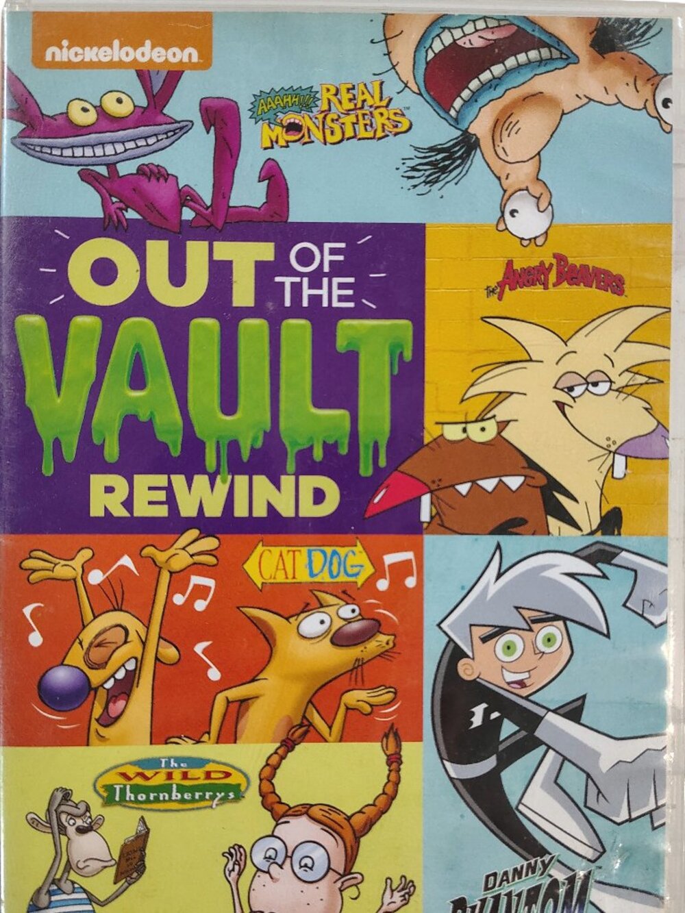 Nickelodeon Out Of The Vault Rewind Vintage Cartoon DVD